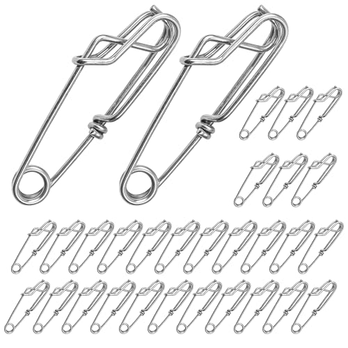 Marsrut Stainless Steel Longline Clips 30 Pc