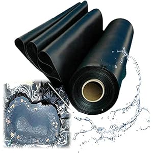 PVC pond liner, zwemming pond film, vijver liner, Hdpe-grote visvijver liner, visvijver liner tuinvijver landschap tuinzwembad, voor visvijver bed liner versterkt (grootte: 3x9m/9.8×29.5ft)