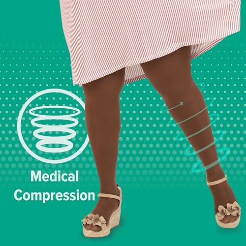 Image of Juzo Soft 2000 Knee-High 15-20 mmHg Closed Toe Compression Stocking with Silicone Top Band- Men & Women, Regular