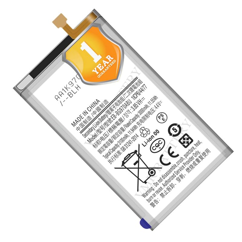 Image of Original EB-BG970ABU Battery Compatible for Samsung Galaxy S10e S10E S10 E (SM-G9700, SM-G970F, SM-G970U, SM-G970W) - (3100mAh) - 1 Year Warranty K7