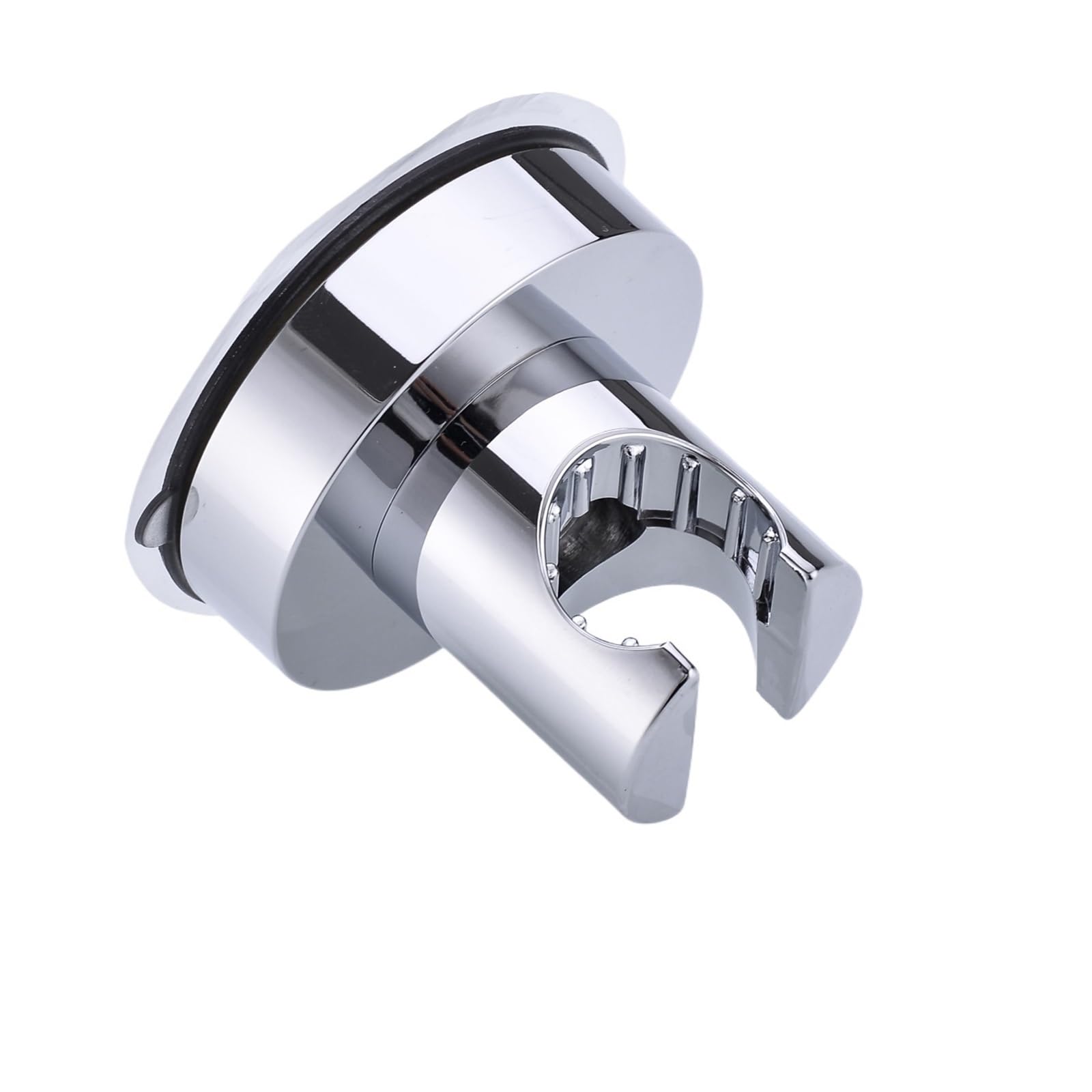 Duschkopfhalterung Handbrausenhalter Wandhalterung Handbrausenbrausenhalter Halterung Badezimmer Chrom/Gebürstet/Schwarz Dusche Ersatz(Chrome)