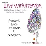 2017 Monthly Wall Calendar - Live with Intention