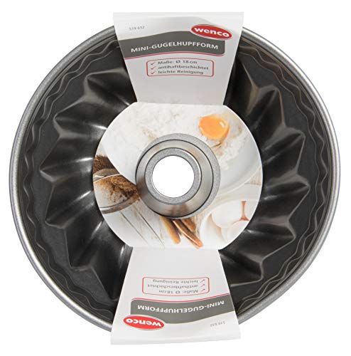 Foto von wenco Mini-Gugelhupfform, Ø 18 cm, Antihaftbeschichtung, Kohlenstoffstahl, Helltürkis