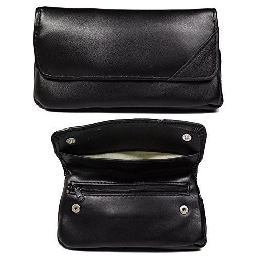 Angelo 842000 Combi Bag Artificial Leather Black Set of 2 Various Plastics 10 x 10 x 10 cm