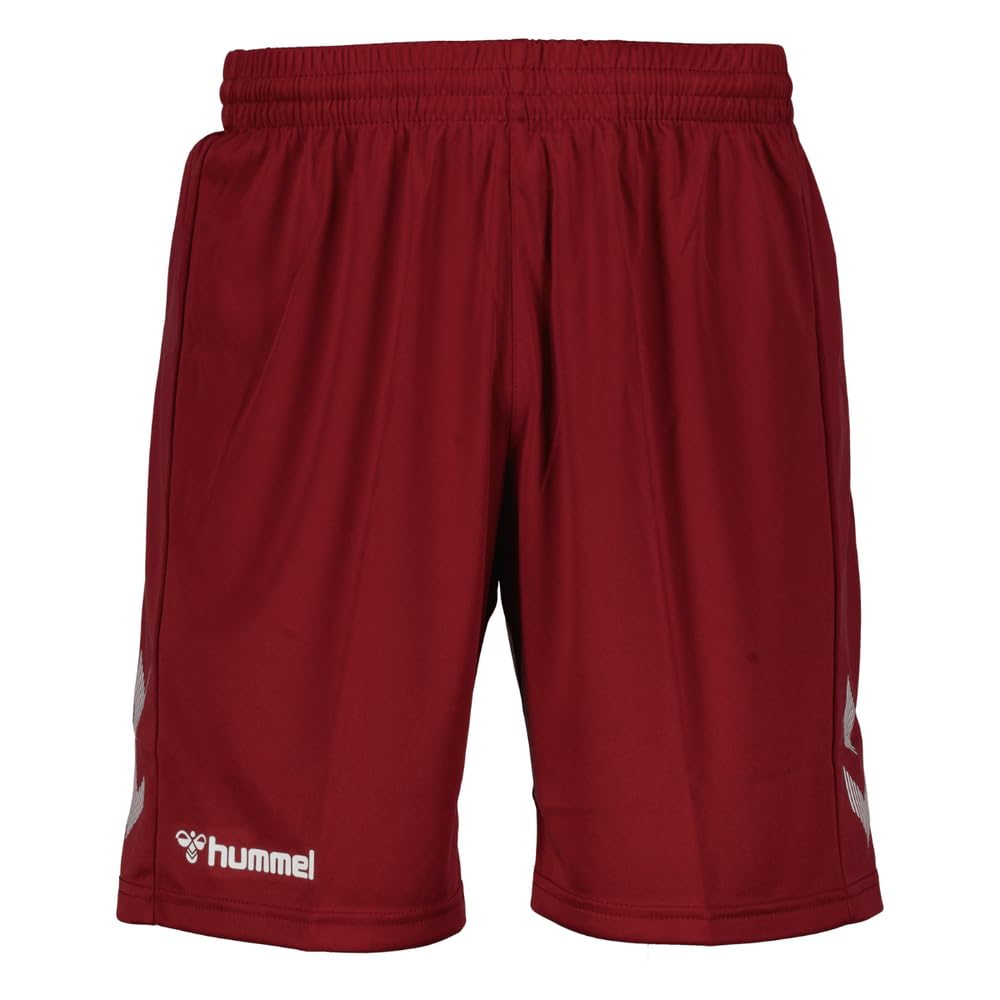 hummel Poly Kids Shorts, Maroon
