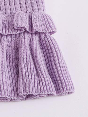 Image of SweatyRocks Women's Casual Sleeveless Peplum Tops Ruffle Hem Cropped Knit Sweater Vests