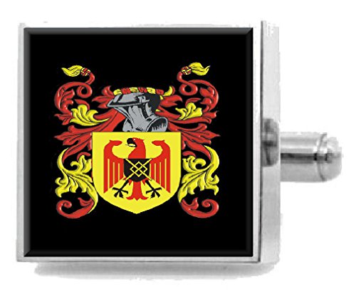 Clip para Corbata de Escudo de Armas Dalziel Scotland Grabado en Bolsa