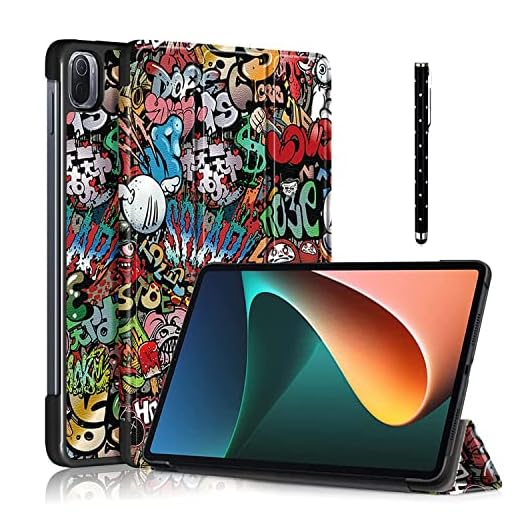 Acelive Tablet Hülle Schutzhülle für Xiaomi Mi Pad 5/Mi Pad 5 Pro 11 Zoll Tablet 2021 mit Auto Schlaf/Wach Funktion