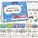 Montessori Busy Book for Toddlers 1-3 2-4,Preschool Learning Activities with 36 Themes Learning and Coloring Books, Educational Autism Sensory Travel Toys Christmas Birthdays Gifts for Boys Girls