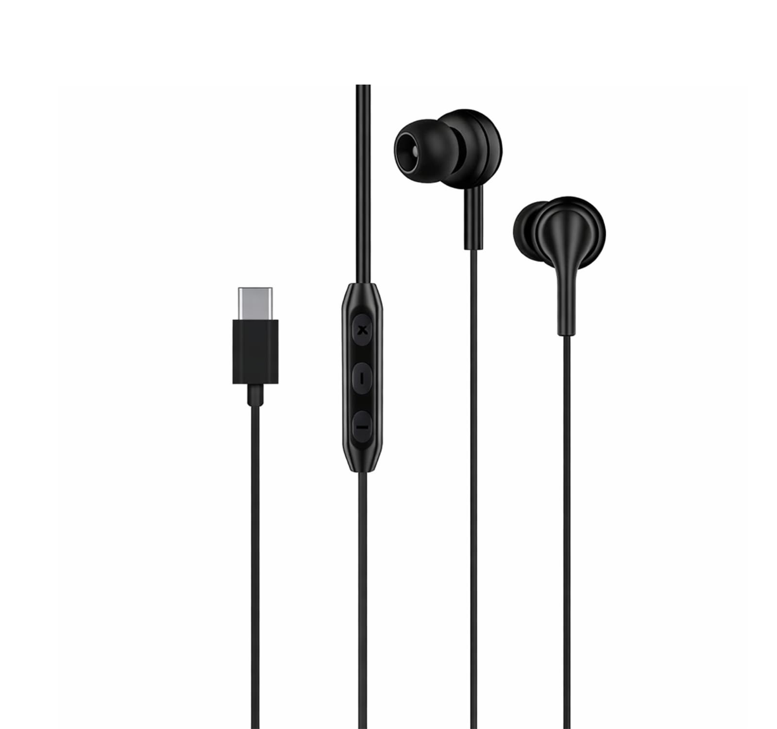 Icseio Type-C Wired in-Ear Earphones for 100C with Premium HD Audio Quality, Extra Deep Bass, Hands-Free Calling Mic & Multi-Function Remote Controls-image-22