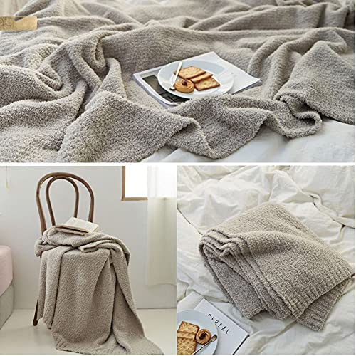 Super Soft Blanket 50”X60” Cozy Throw Blanket Chunky Knit Blanket Fluffy Blankets Throws And Blankets For Couch Sofa Bed Office, Cream #TOP2