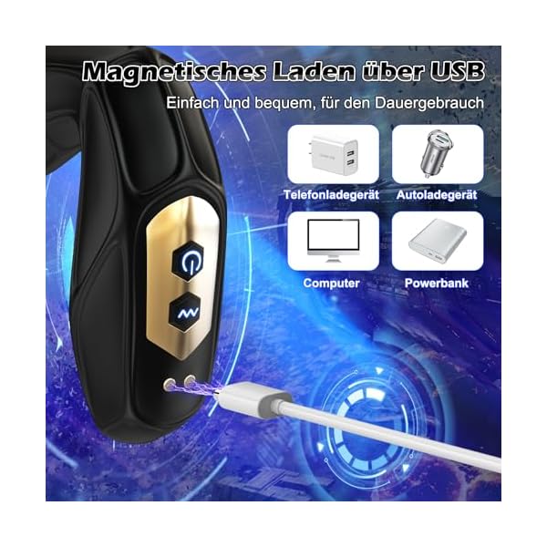 Analvibratoren für Mann Analplug für Männer - Prostata Stimulation Männer Analplug Sex Spielzeug für die Männer mit 10 Rotation 10 Vibration, Anal Plug Sex Spielzeug für Paare Buttplug Sexspielzeug – Bild 5