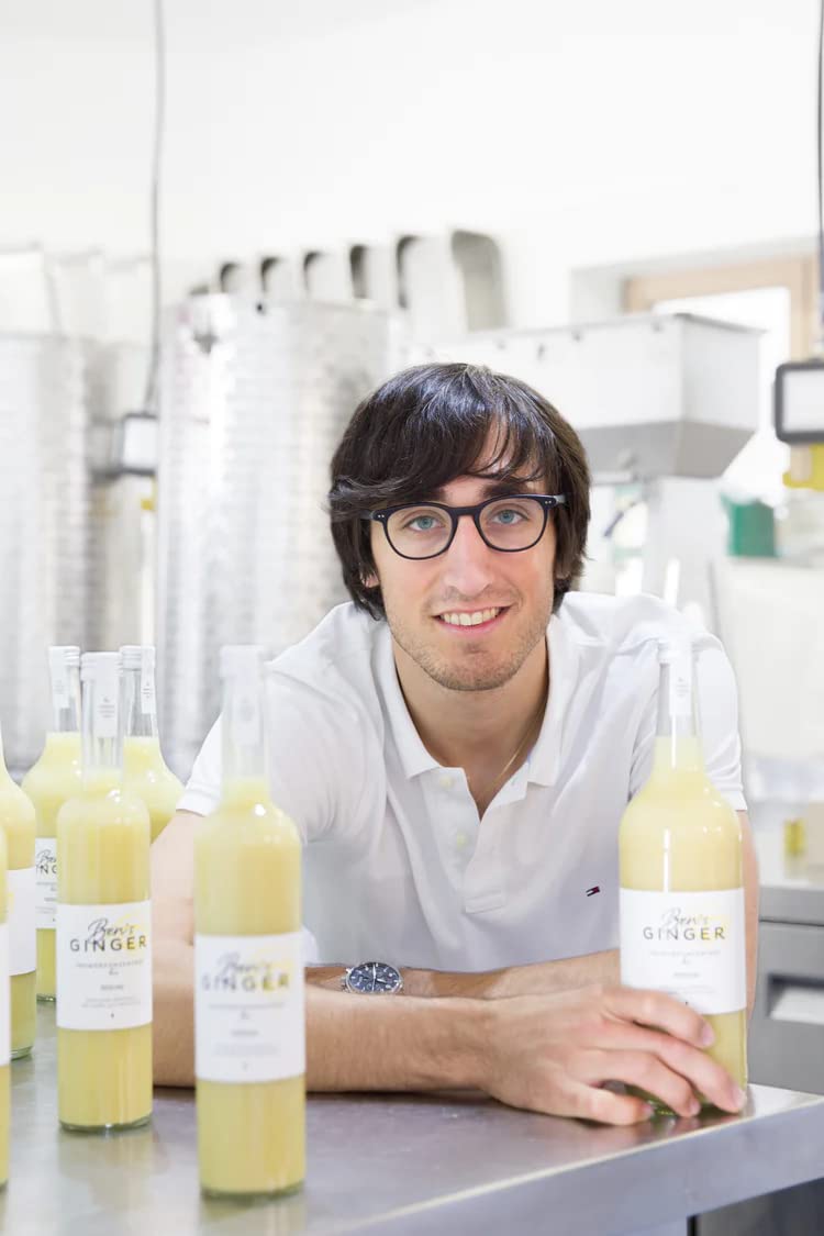 Ben’s Ginger Bio Ingwerkonzentrat – täglicher Booster, Ingwer Shot für Tee, Cocktails, Gerichte - 3x 1000ml