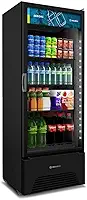 Refrigerador Expositor Vertical Metalfrio All Black Optima 577 Litros Vb52ah 220v