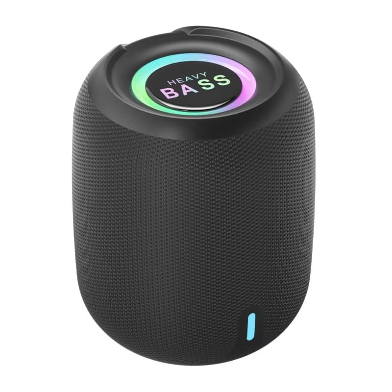 HEAVY BASS Bluetooth Speaker, Portable Speaker with FM...