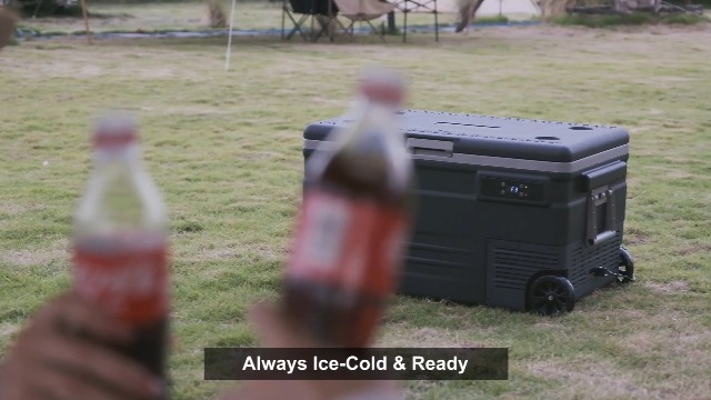 Image of YELLOW JACKET 78QT Car Refrigerator, 12V Portable Electric Cooler