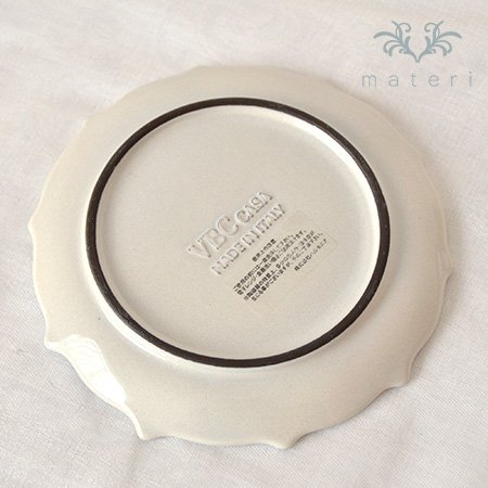 Amazon.co.jp: クリーム レースプレート 16cm LaCeramicaVBC ceramica