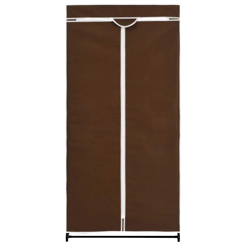ShGaxin Armadio marrone 75 x 50 x 160 cm, Armadi Camera da letto, Armadio Tessuto, Spogliatoi Armadi Aperti, Organizzatore di Armadietto, Armadio per Stanza