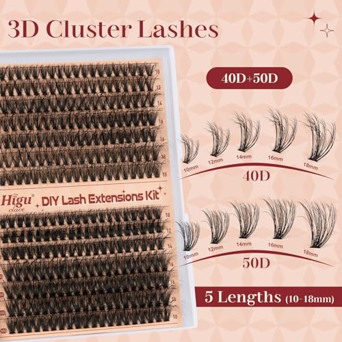 Kits de Pestañas en Ramillete Higu Lace Cluster J - image 3