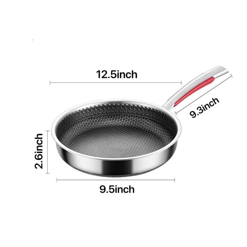 5-Ply-316Ti-Stainless-Steel-Frying-Pan-12-Inch-Hybrid-Non-Stick-with-Cooling-Handles-Induction-Oven-Broiler-Safe-600F-Pots-and-Pans-PFOA-Free-For-All-Cookware