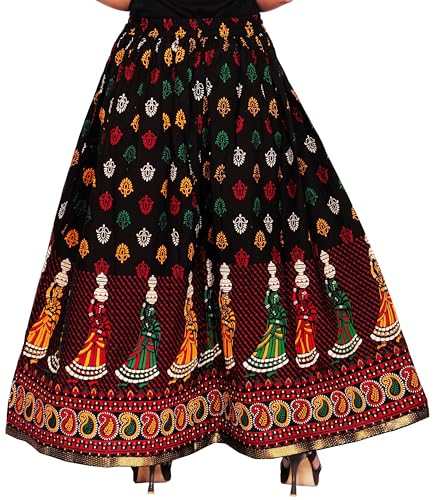 Image of Premium Polyester Long Skirt for Women, Free Size