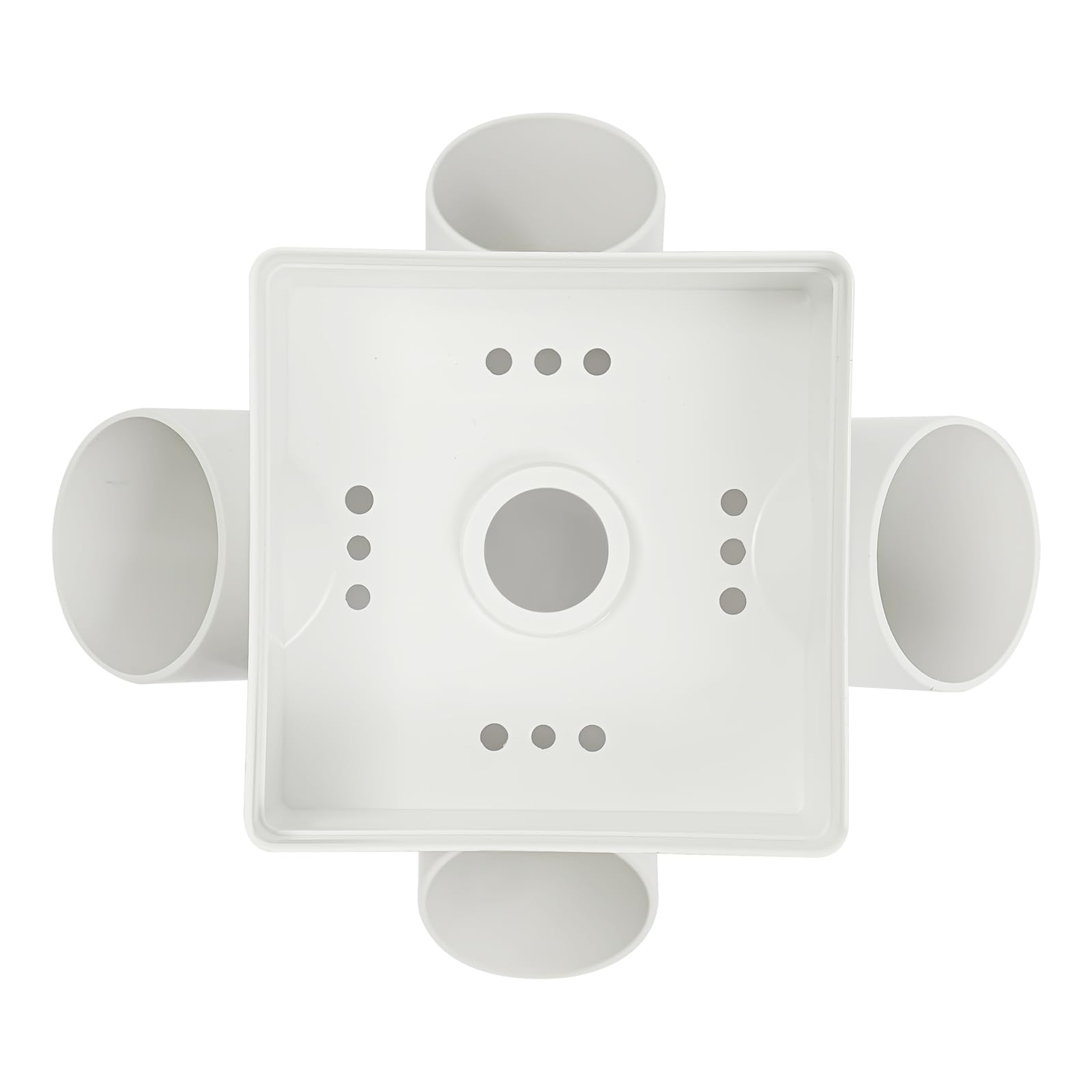 OUKANING 56 piante idroponiche Tower, 164 cm, giardino verticale con pompa e timer, 4 ruote con 2 freni, sistema di irrigazione automatico per balcone, interno, base grigia, colonne bianche