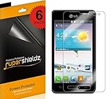 SUPERSHIELDZ- High Definition (HD) Clear Screen Protector For LG OPTIMUS F3 + Lifetime Replacements Warranty [6-PACK] - Retail Packaging