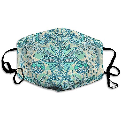 Preisvergleich Produktbild Mundmasken Naturmuster In Blau Mintgrün Waschbar Mundabdeckung Winter Mundmaske Staubmaske Wärme Druckabdeckung Maske Buntes Skifahren Tägliche Schuleinkäufe