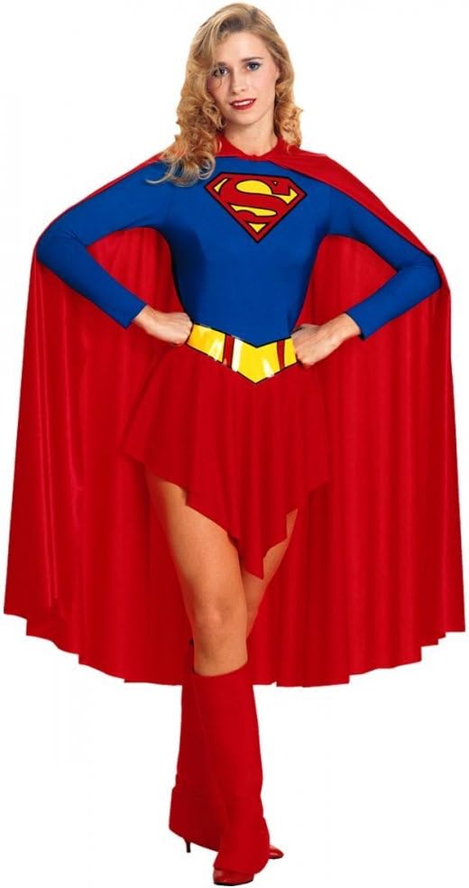 Supergirl Fancy Dress Costume - Large, UK size 16-18