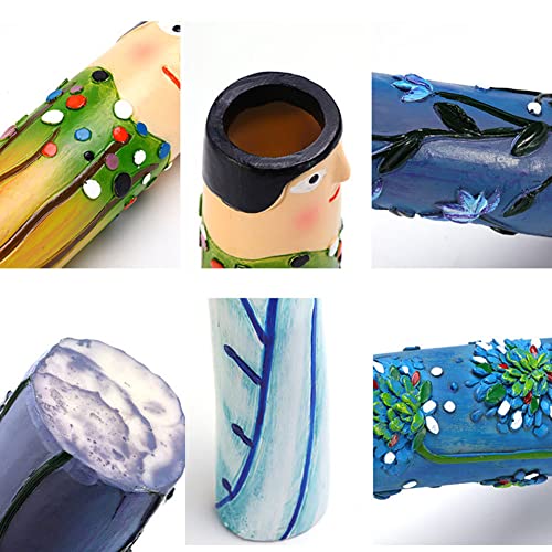 Vase en résine de printemps ProHome F pour une décoration bohème moderne - 8