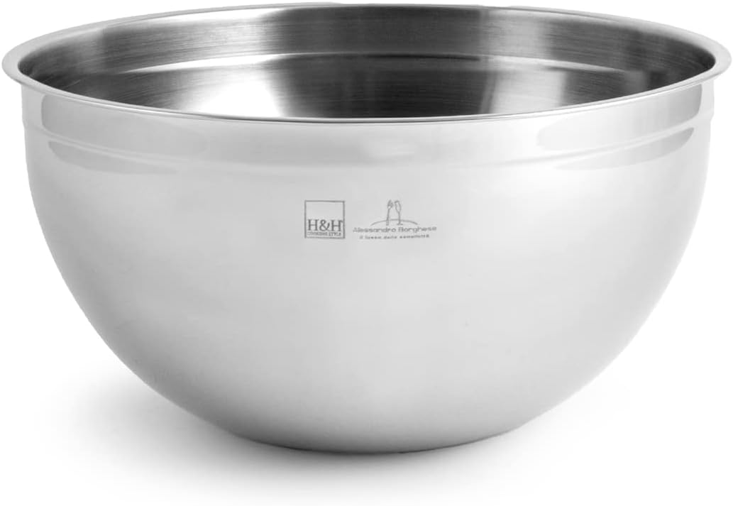 H&H Alessandro Borghese, The Luxury of Simplicity Stainless Steel Cup 20 cm