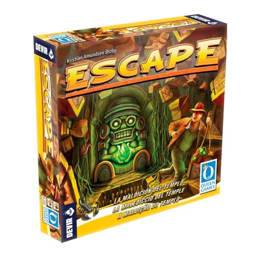 Devir – Escape, kooperatives Brettspiel, einfach und schnell, mit Erweiterungen, Solitärmodus, modularer Schwierigkeitsgrad (BGESCTR)
