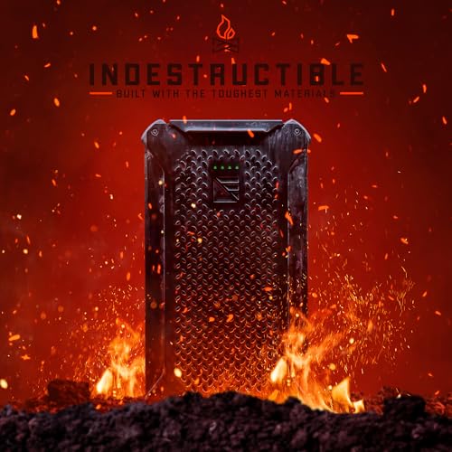 Image of Dark Energy Poseidon Pro Indestructible Portable Charger | 10,000 mAh High Capacity | Fast Charging USB-C and USB-A Ports, Ultra-Durable Armor Flex, IP68 Waterproof, Made for Adventures Off The Grid