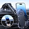 LOTUNY Universal Phone Mount for Car, [Military-Grade Reliable Suction] Hands-Free Car Phone Holder Mount, Automobile Cell Phone Holder Car for Dashboard Windshield Vent Fit for All Smartphones