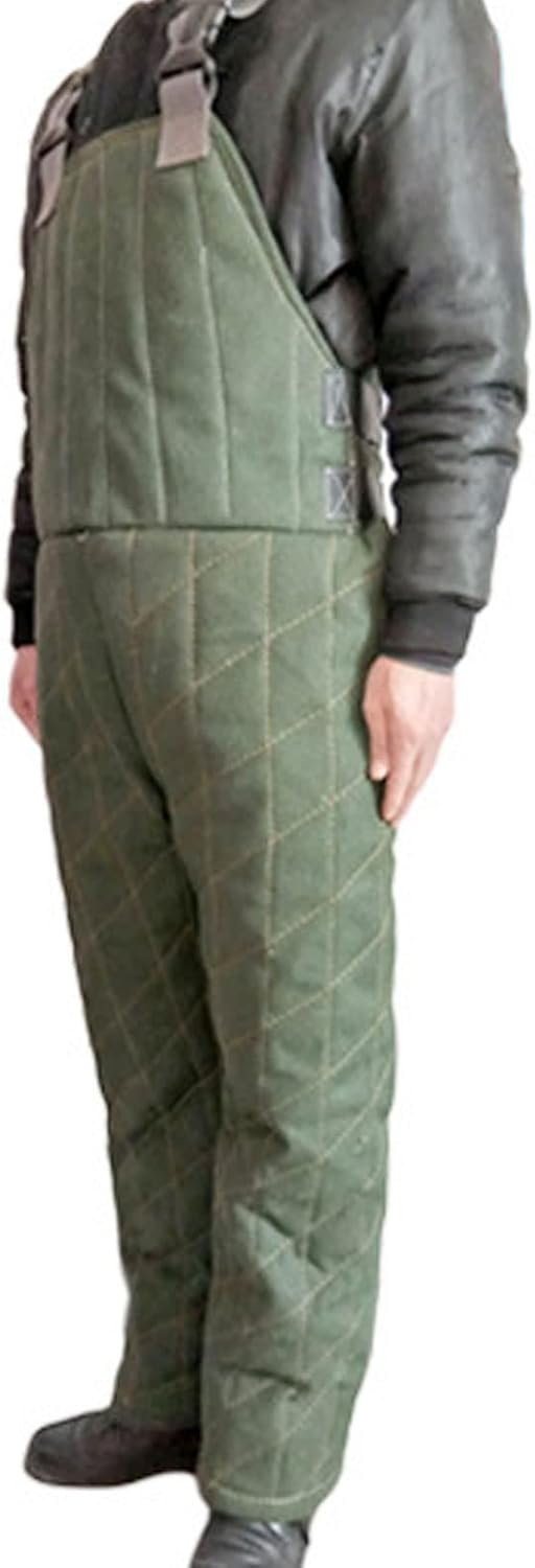 Dog Training Suit, Bite Protection Clothing for Dog Trainer, Medium Large Dogs Bite Training Protective Clothing, Ripstop Decoy Trousers for Police Dog Training, Stray Dog Rescue (Green XL)