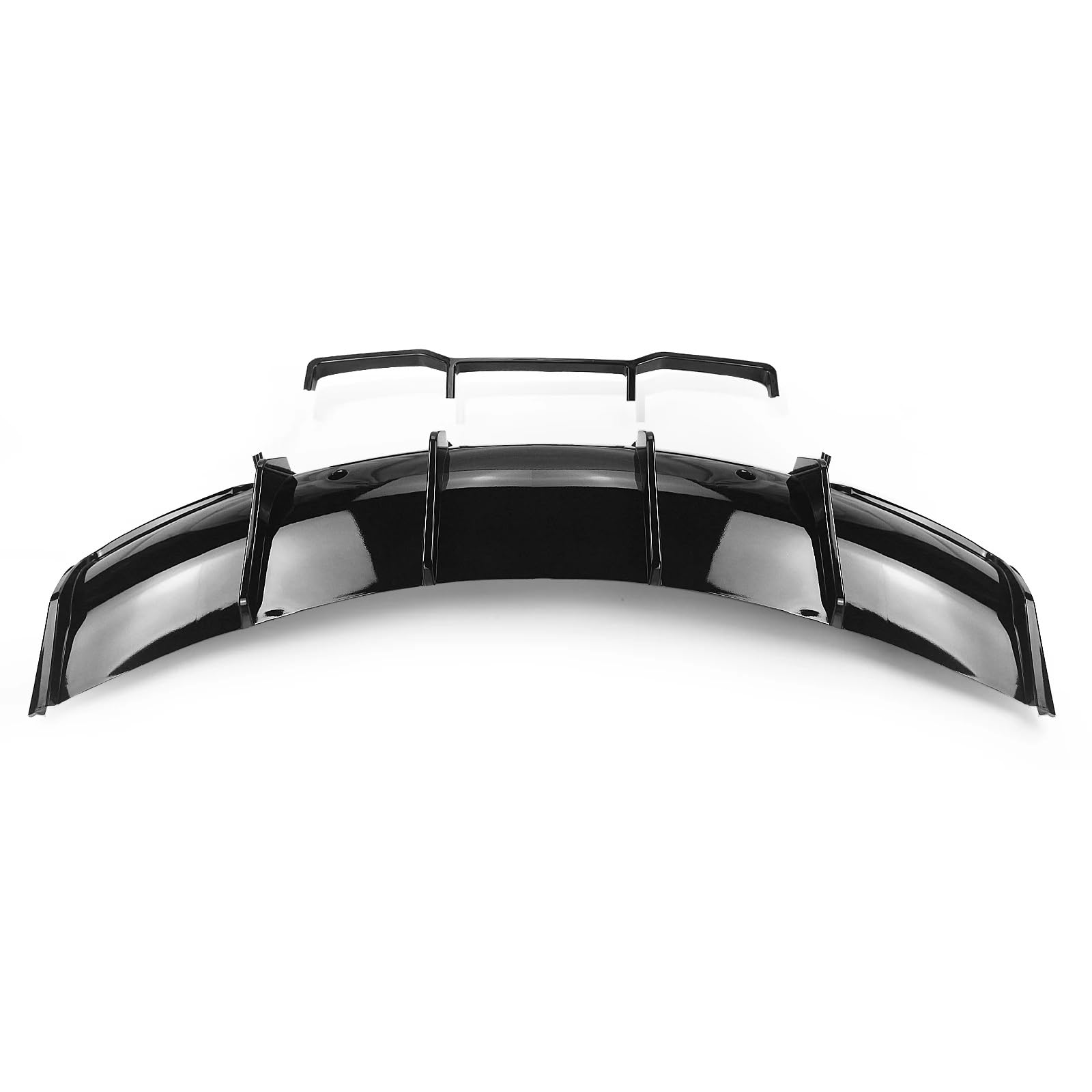 Difusor Trasero de Coche Negro Brillante, Parachoques, alerón para Escape, Cubierta divisoria Placa Inferior para Tesla para Modelo 3 2016-2023