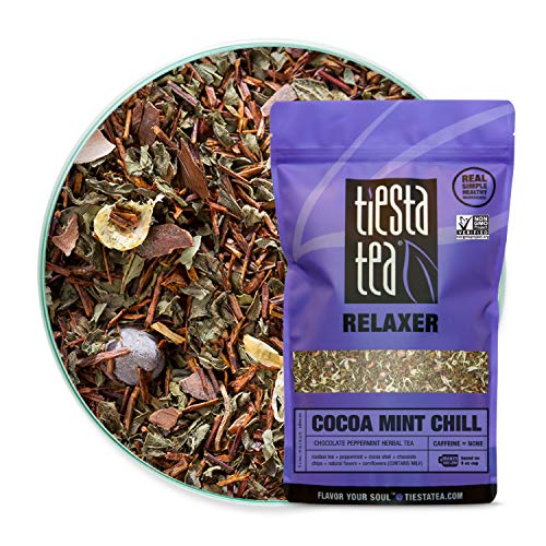 Tiesta Tea | Cocoa Mint Chill, Loose Leaf Chocolate Peppermint Herbal Tea |