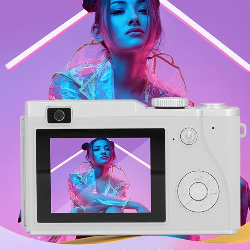 Cámara digital Bewinner 48MP con pantalla HD 2.4" y zoom 16x miniatura 2