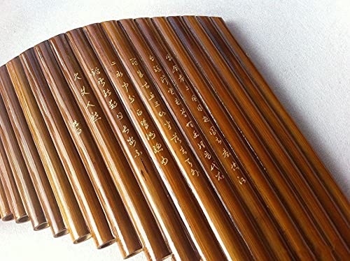Flauta de bambú de 31 tubos, pequeña melodía G, instrumento exclusivo de flauta de boutique, flauta profesional de panpipe, flauta