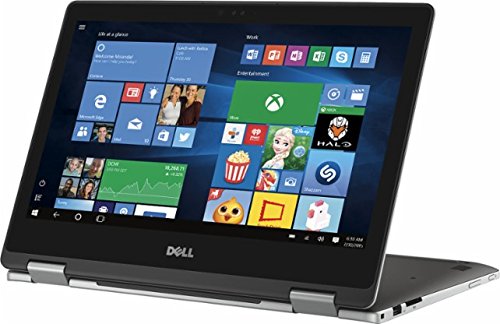 Image of 2017 Dell Inspiron 7000 13.3 inch 2-in-1 Full HD Touchscreen Convertible Laptop, 7th Intel Core i5-7200u, 8GB DDR4 RAM, 256GB SSD, Backlit Keyboard, Bluetooth, HDMI, 802.11AC, Windows 10-Silver
