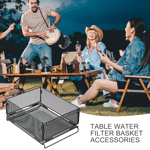 Panier en filet pliable à grande capacité avec conception nette en métal