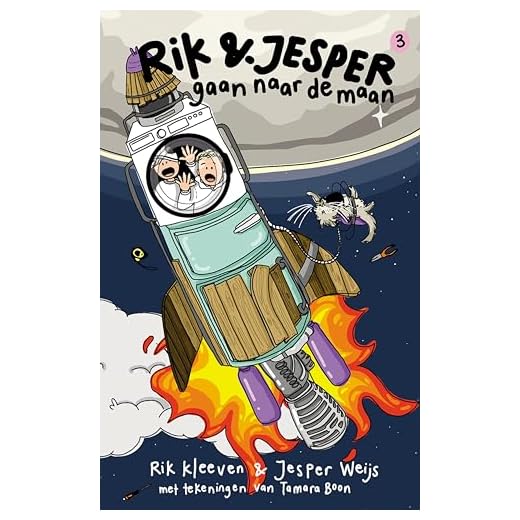 Rik en Jesper gaan naar de maan (Glowmovies Book 3)