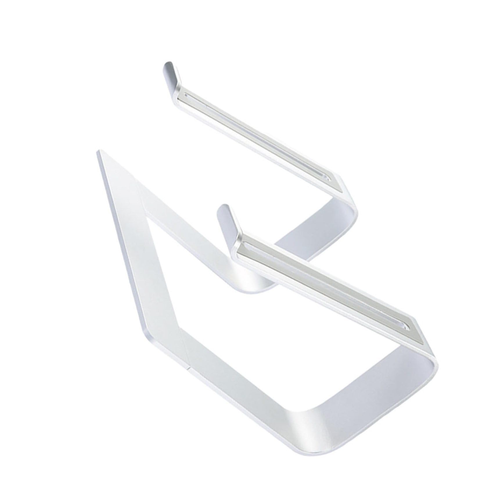 Aluminum Alloy Laptop Bracket and Anti-slip Base with Silicone Pads