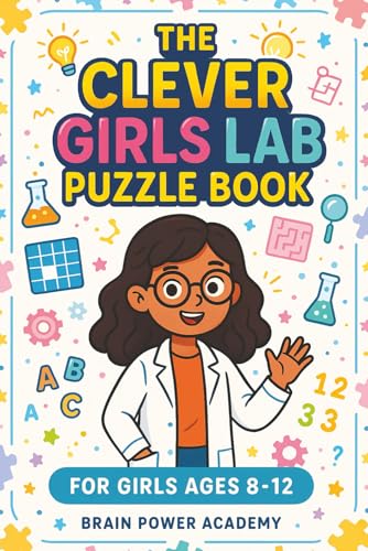 The Clever Girls Lab Puzzle Book: 120 Fun Brain-Boosting Challenges for Girls Ages 8–12 Including Word Searches, Mazes, Sudoku, Crosswords, ... and Educational Activity Book for Smart Kids! image 2