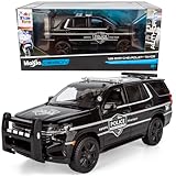 All Star Toys 2021 Tahoe PPV (Police Pursuit Vehicle) Official Promo Version 1/26 Diecast Police Car Model Maisto Design Authority Exclusive 32548