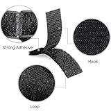 80 Pack 40 Pairs Hook and Loop Strips Heavy Duty 0.79x3.9 Inch - Self Adhesive Reusable Double Sided Sticky Tape for Walls, Doors, Tables - Strong & Sticky Strips Tape - Image 3