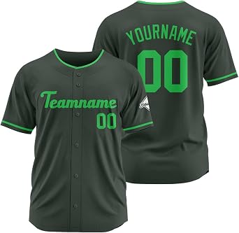 Custom Baseball Jersey Stitched Design Personalized Baseball Shirts Sports Uniform for Men Women Kids