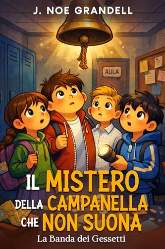 Il mistero della campanella che non suona: Libro giallo ricco di avventura, amicizia, misteri nascosti tra i banchi di scuola. Per bambini dai 7 ai 12 anni.