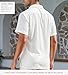 Damipow Mens Casual Button Down Shirts Short Sleeve Fashion Vacation Beach Shirts,White,XXL