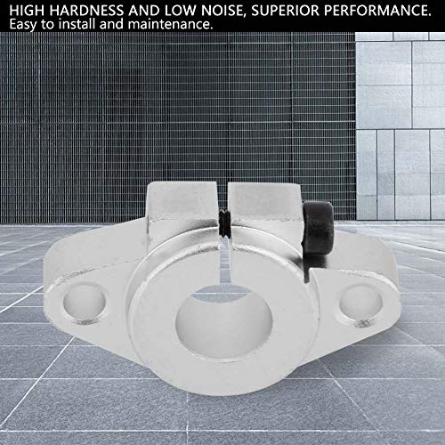 Keenso Linearführung Wellenhalter, 1 Paar SHF12 Aluminiumlegierung Linearführung Wellenhalter Linearschienen Wellenunterstützungsblöcke für Graviermaschinen, 3D-Drucker, Holzbearbeitungsmaschinen – Bild 4